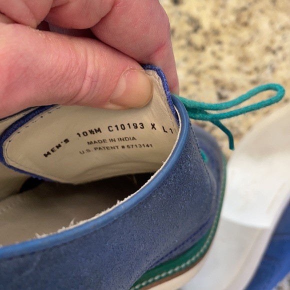 EUC COLE HAAN 10.5 white on green on denim! - Picture 5 of 5